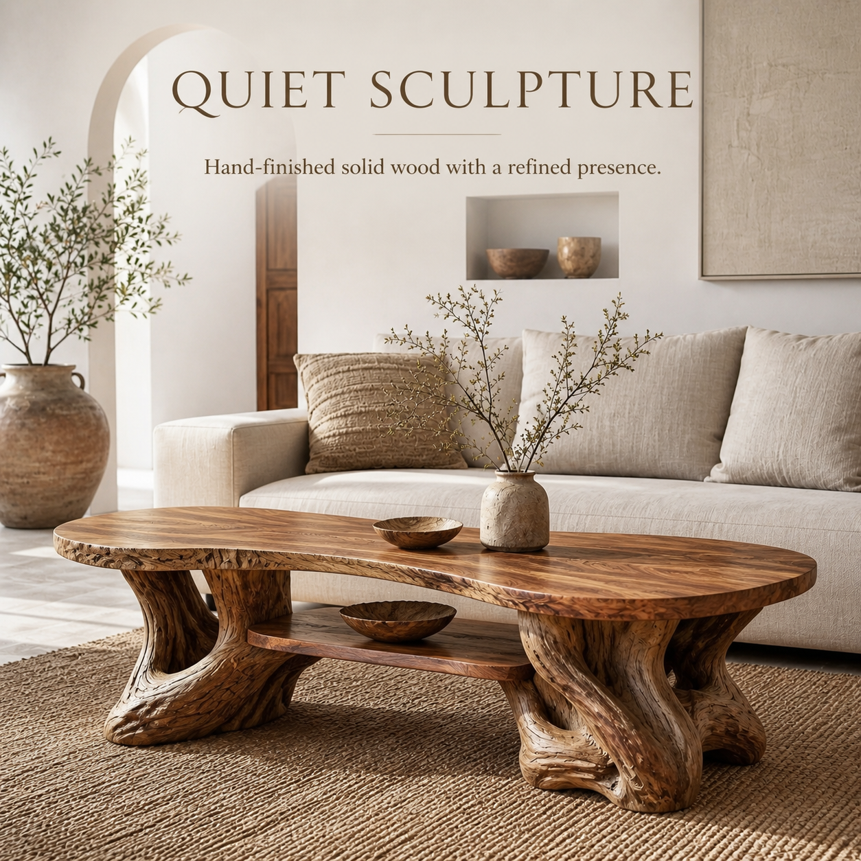 Brielle Sculpted Coffee Table - Design 240 - product image 02