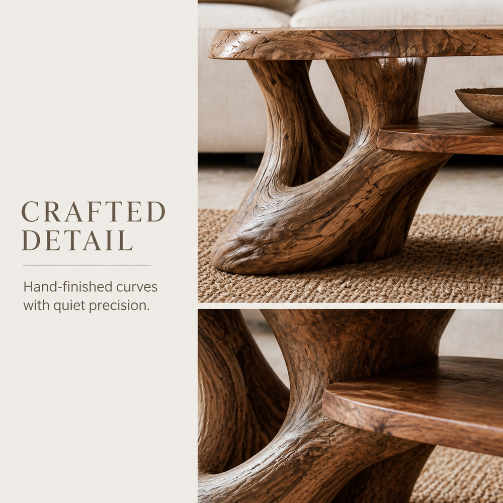 Brielle Sculpted Coffee Table - Design 240 - product image 06