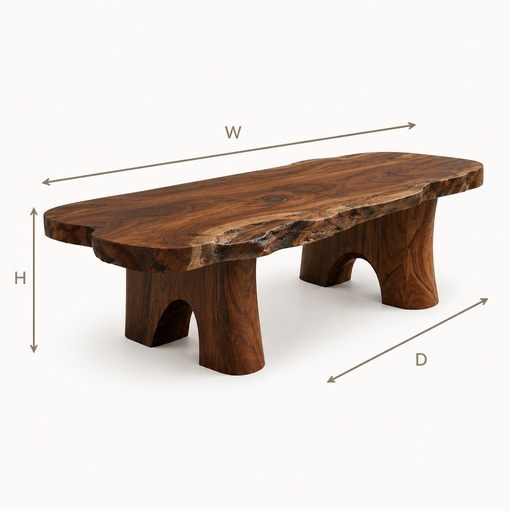 Selene Rounded Lounge Coffee Table - Design 242 - product image 08