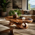 Mira Flow Wood Coffee Table - Design 244 - main view