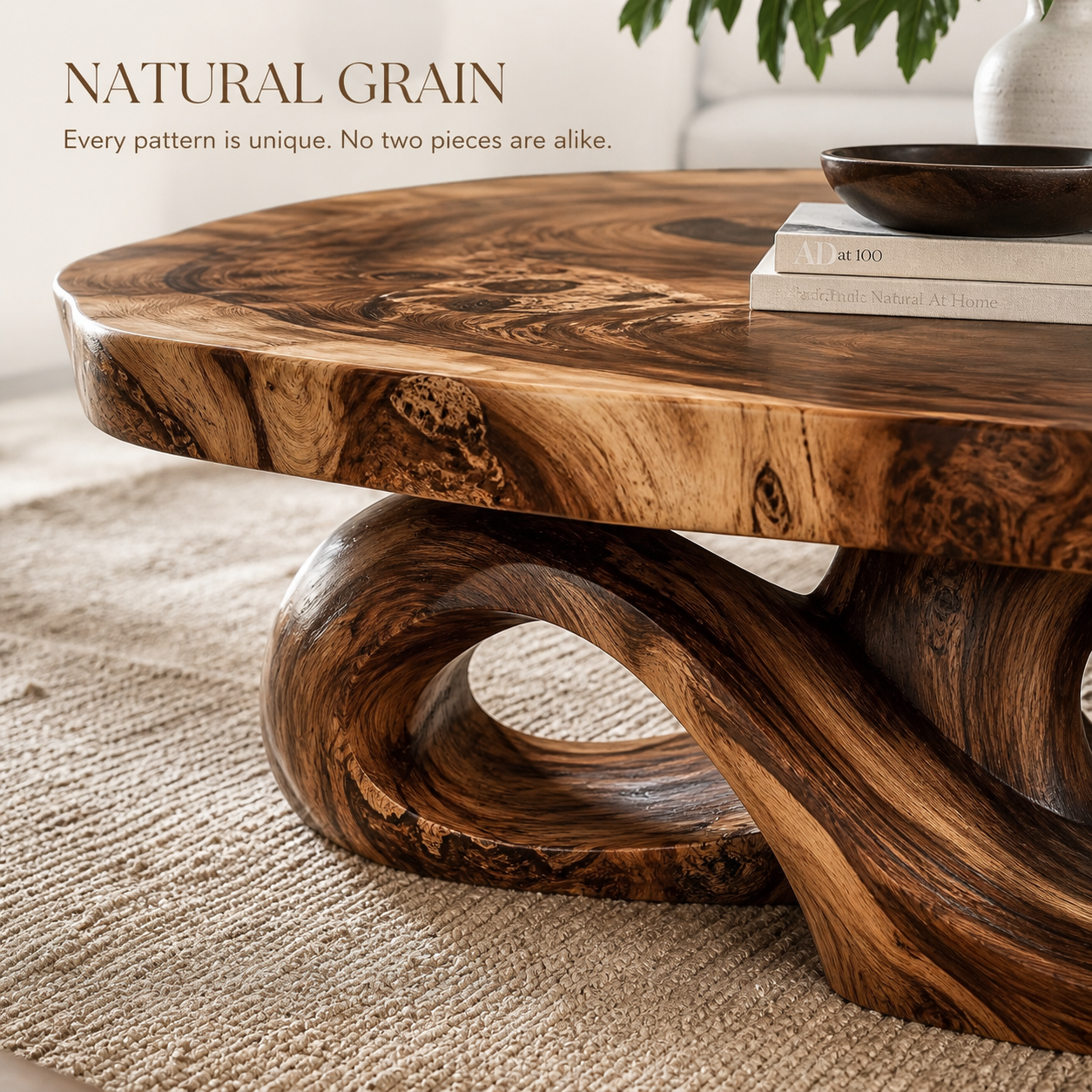 Mira Flow Wood Coffee Table - Design 244 - product image 05