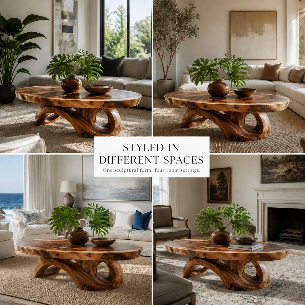 Mira Flow Wood Coffee Table - Design 244 - product image 10