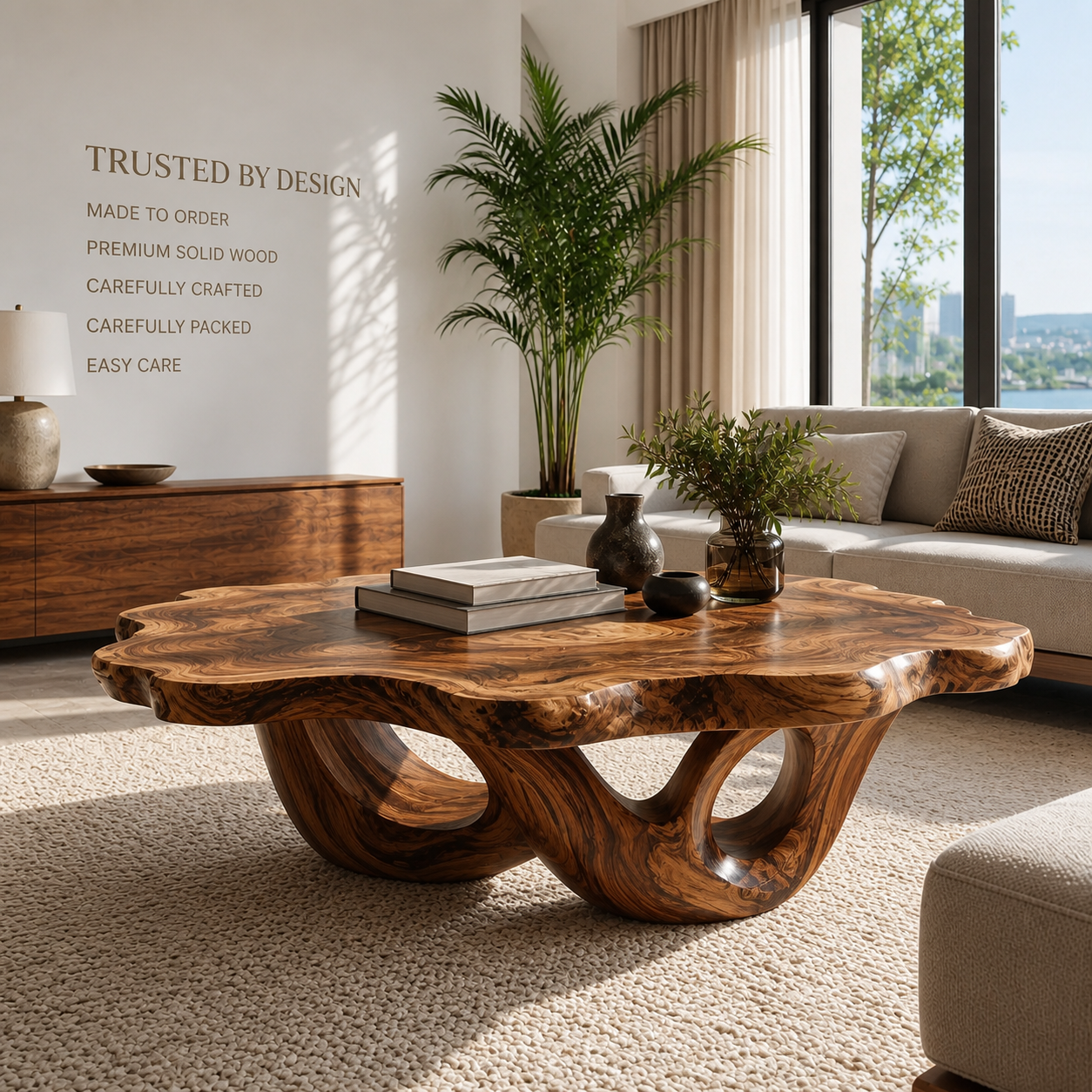 Celine Warm Modern Coffee Table - Design 248 - product image 09