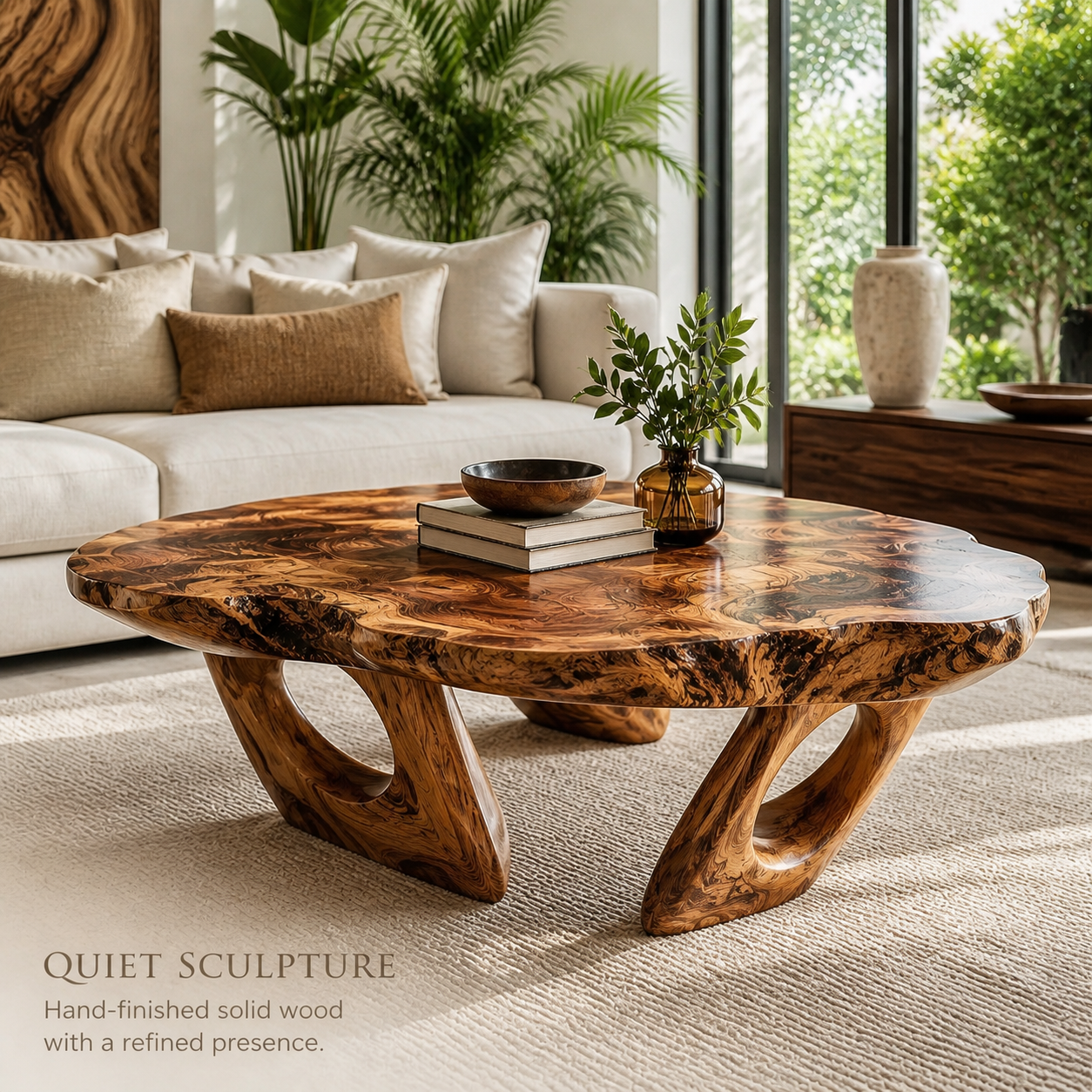Alden Curved Wood Coffee Table - Design 249 - product image 02