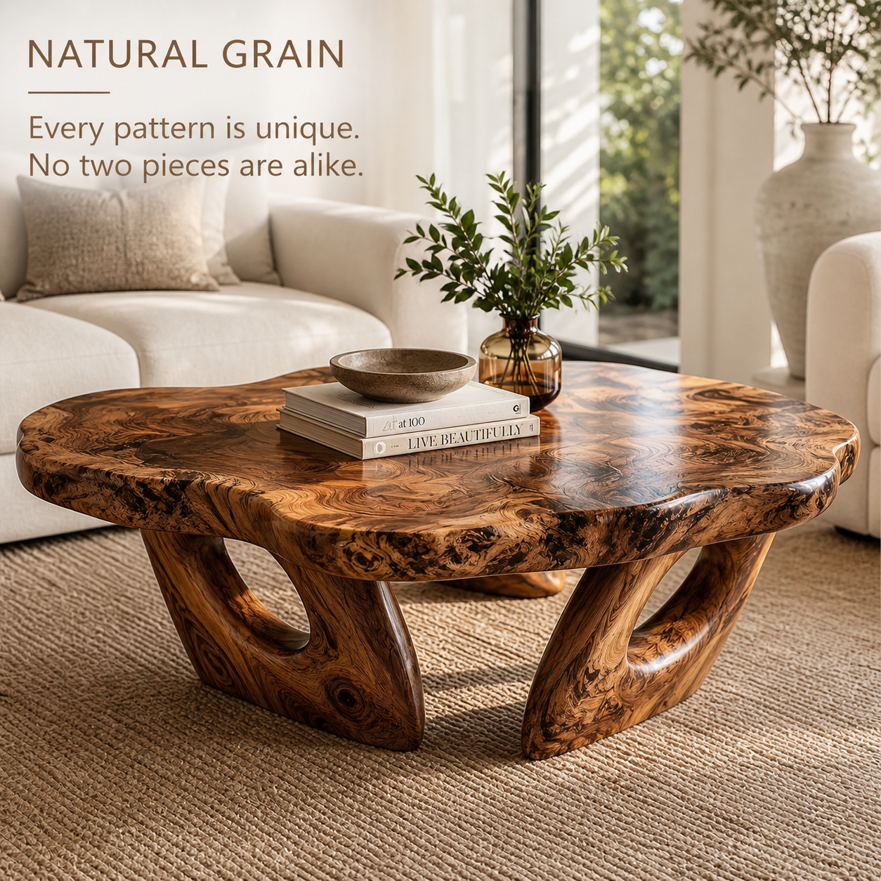 Alden Curved Wood Coffee Table - Design 249 - product image 05