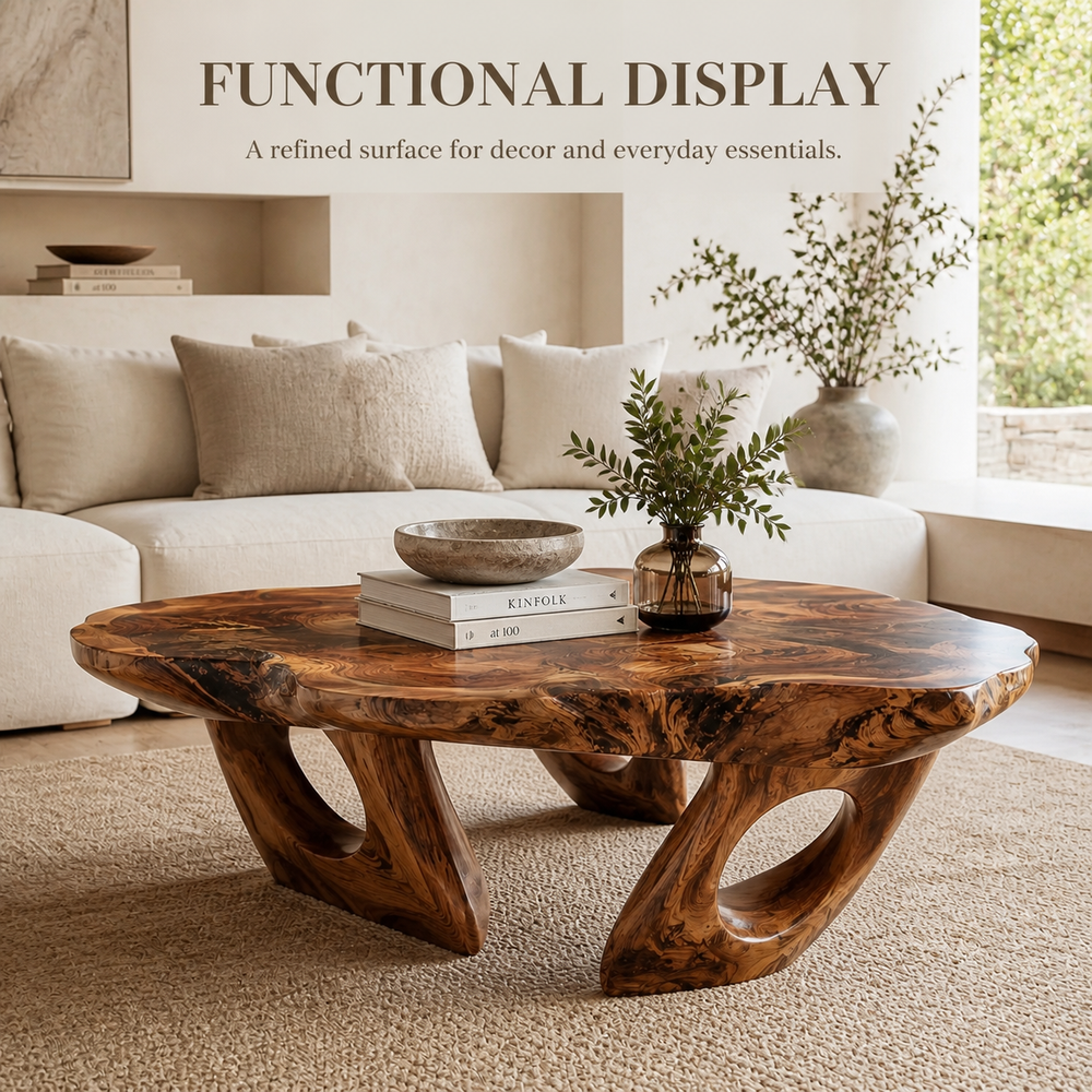 Alden Curved Wood Coffee Table - Design 249 - product image 07