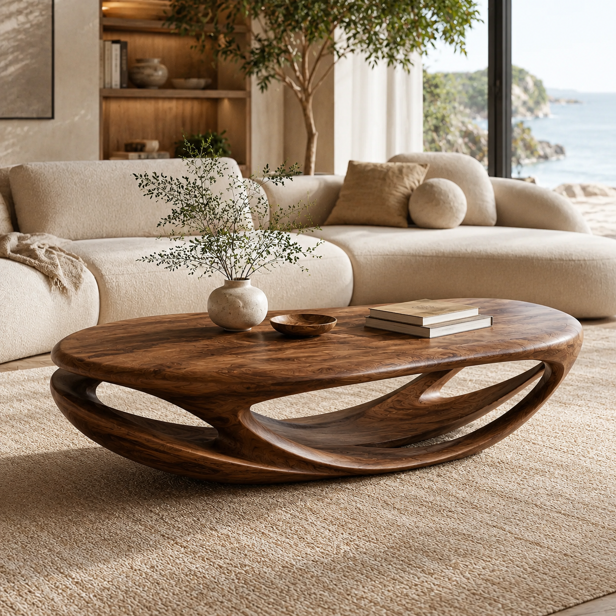 Aurelle Sculptural Coffee Table - Design 251 - main view