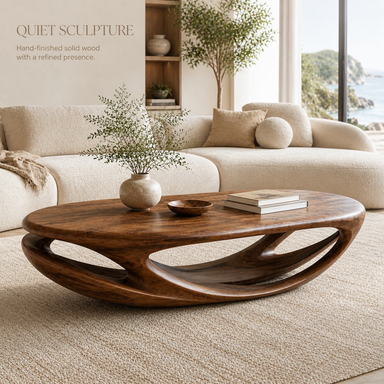 Aurelle Sculptural Coffee Table - Design 251 - product image 02
