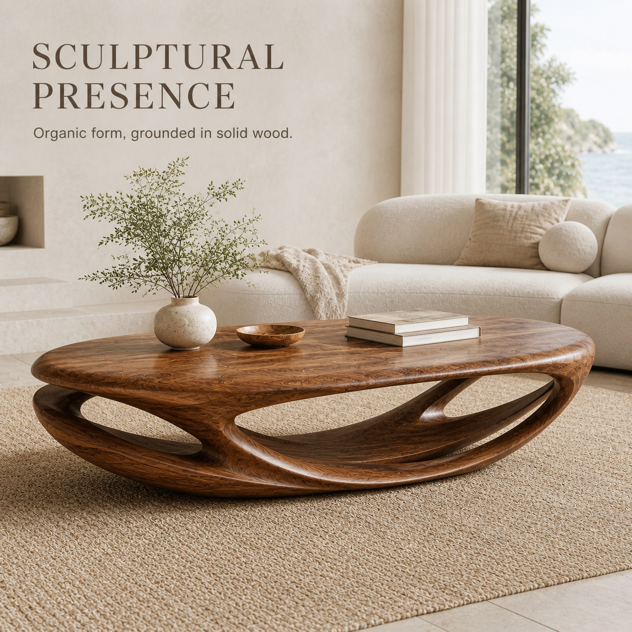 Aurelle Sculptural Coffee Table - Design 251 - product image 03