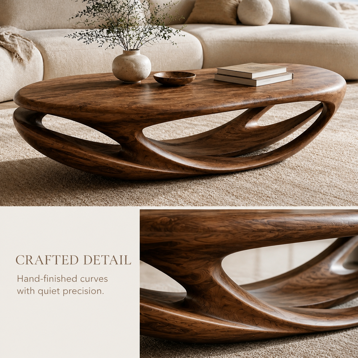Aurelle Sculptural Coffee Table - Design 251 - product image 06