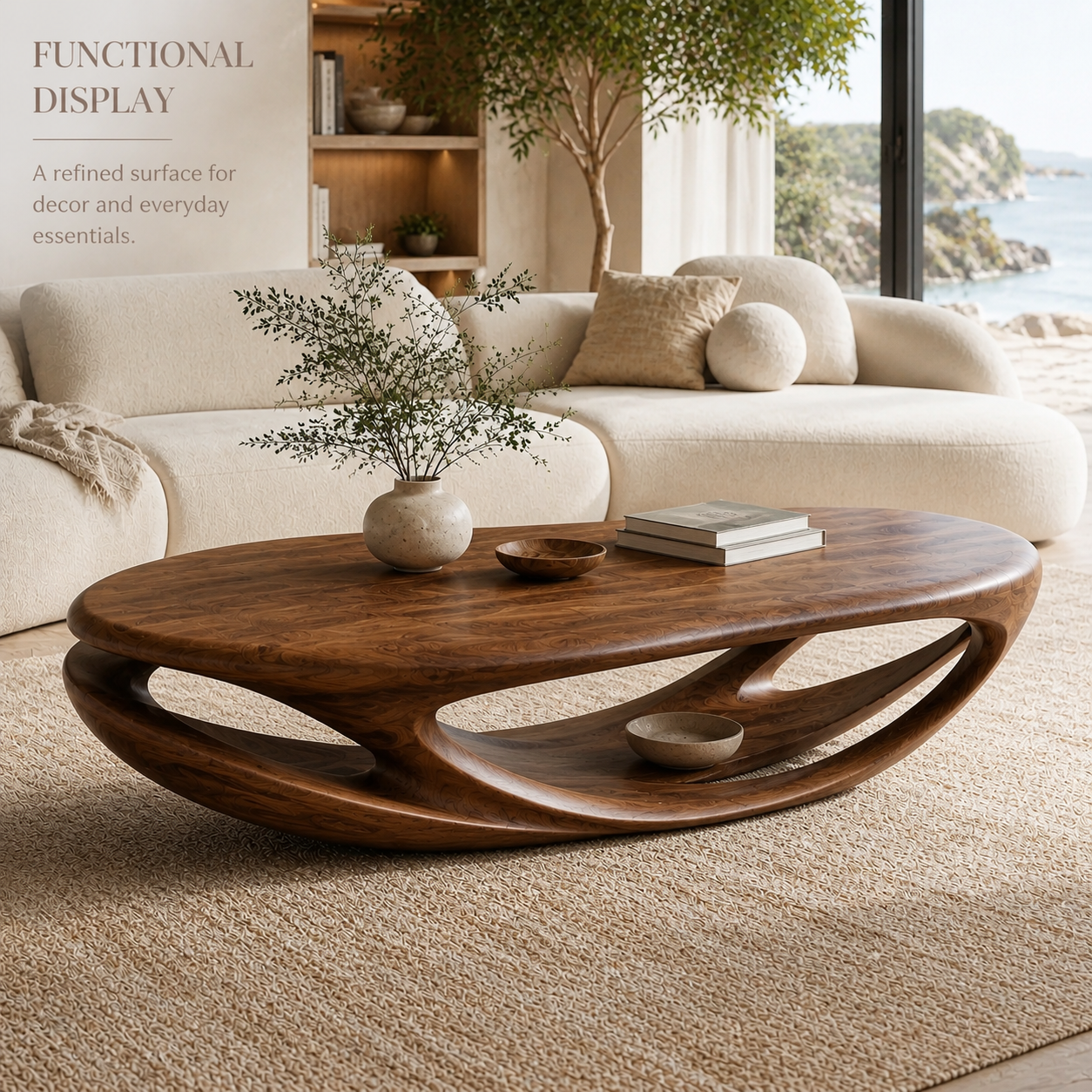 Aurelle Sculptural Coffee Table - Design 251 - product image 07