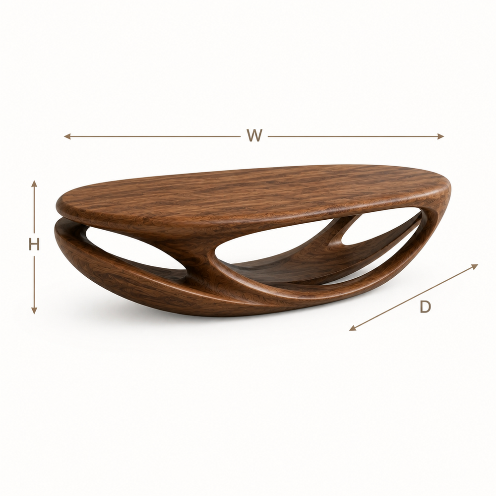 Aurelle Sculptural Coffee Table - Design 251 - product image 08