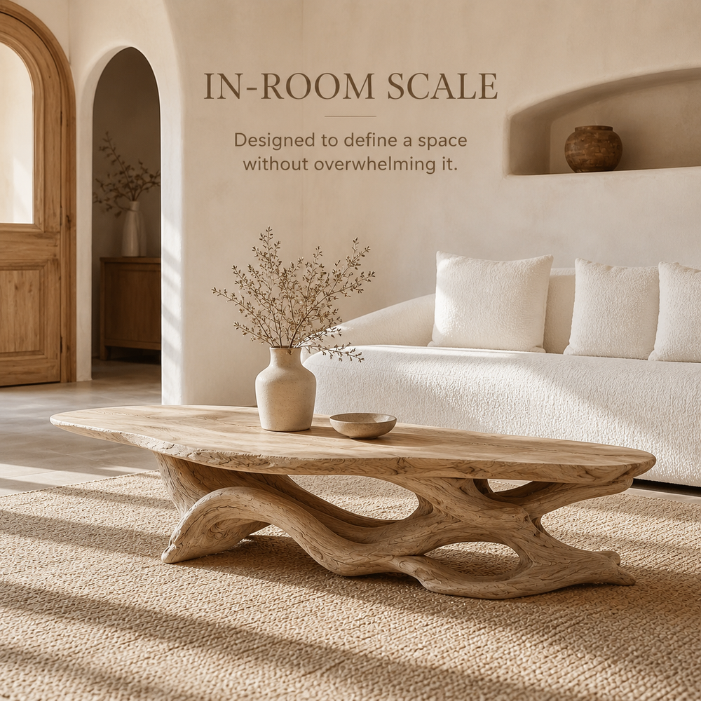 Marin Rounded Wood Coffee Table - Design 253 - product image 04