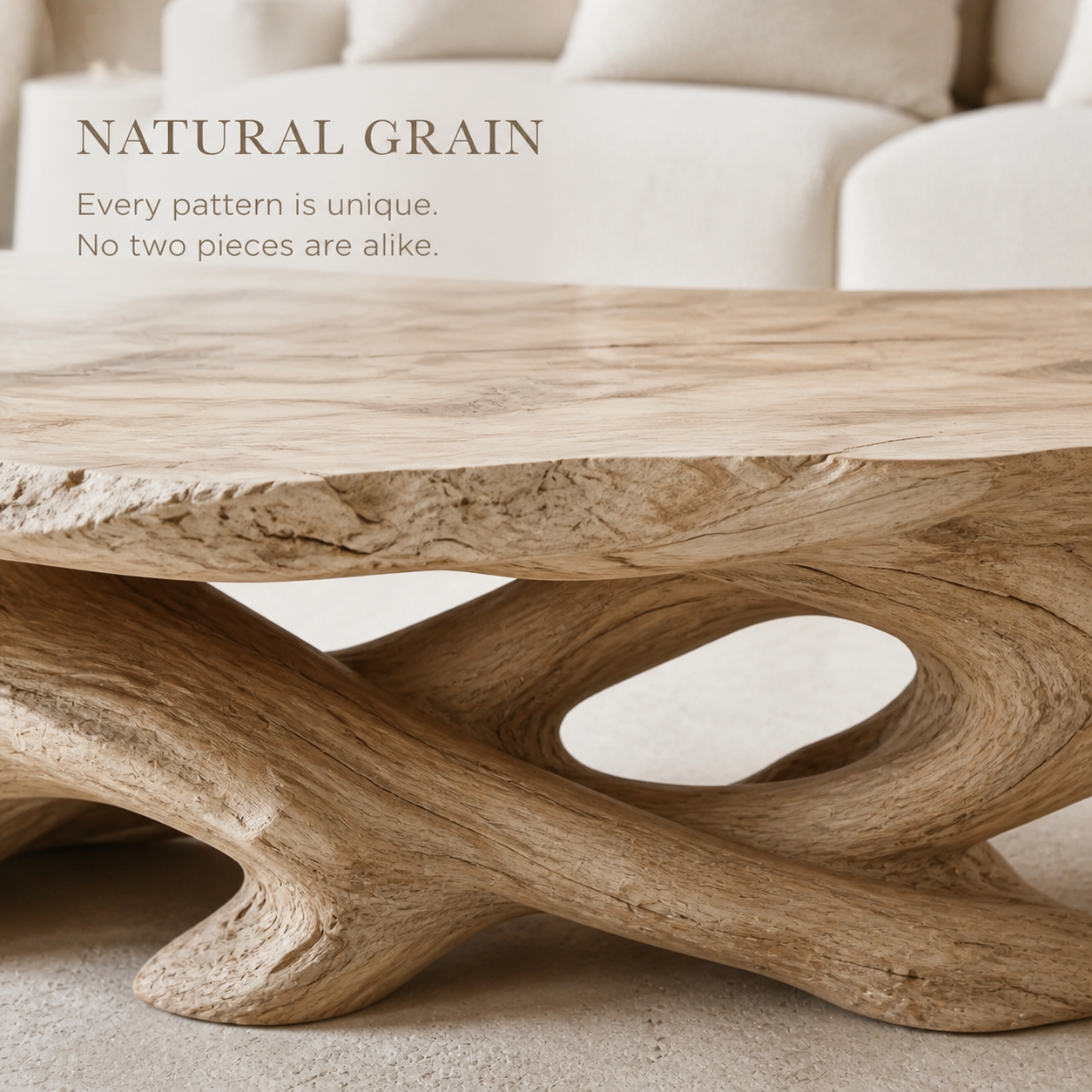 Marin Rounded Wood Coffee Table - Design 253 - product image 05