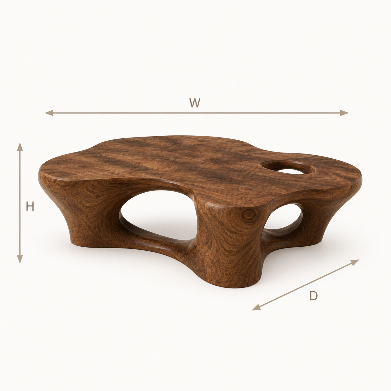 Caldera Organic Coffee Table - Design 254 - product image 08