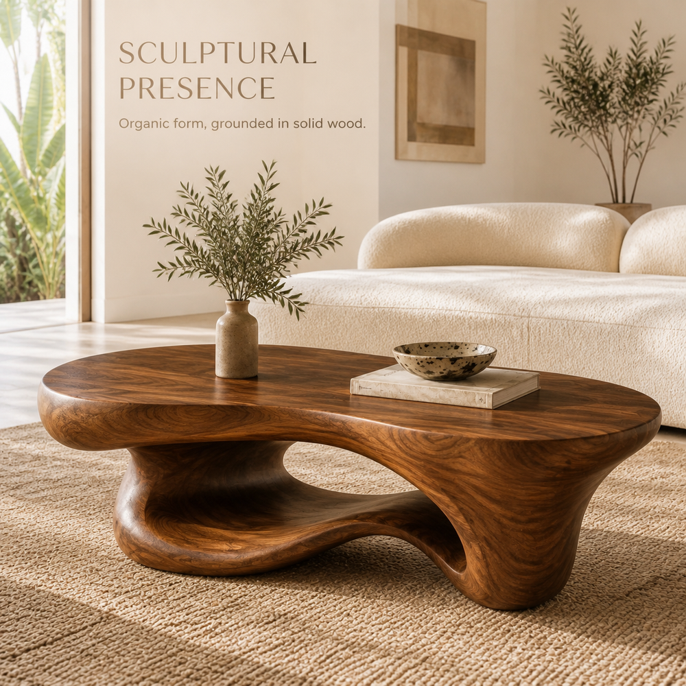 Elara Soft Curve Coffee Table - Design 256 - product image 03