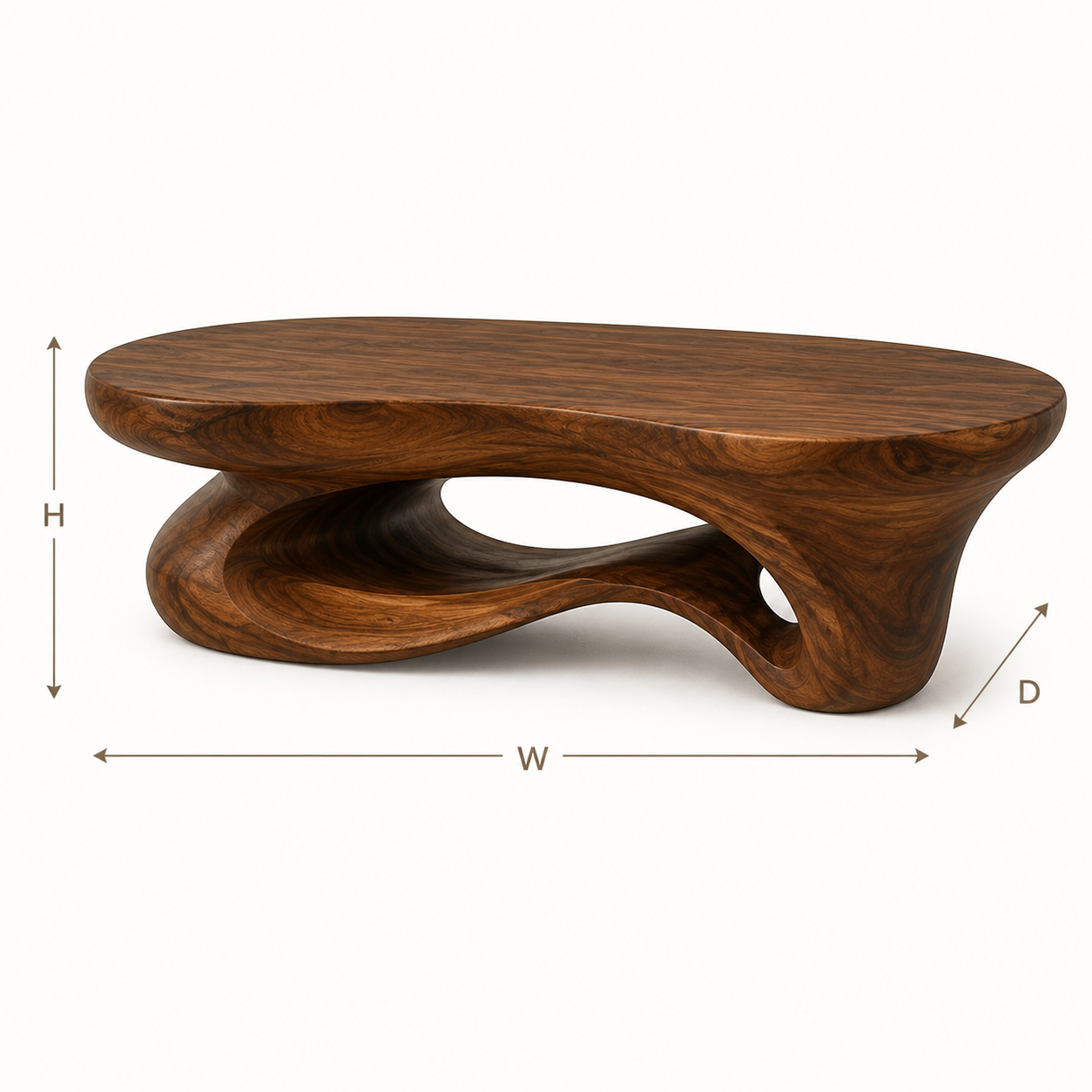 Elara Soft Curve Coffee Table - Design 256 - product image 08