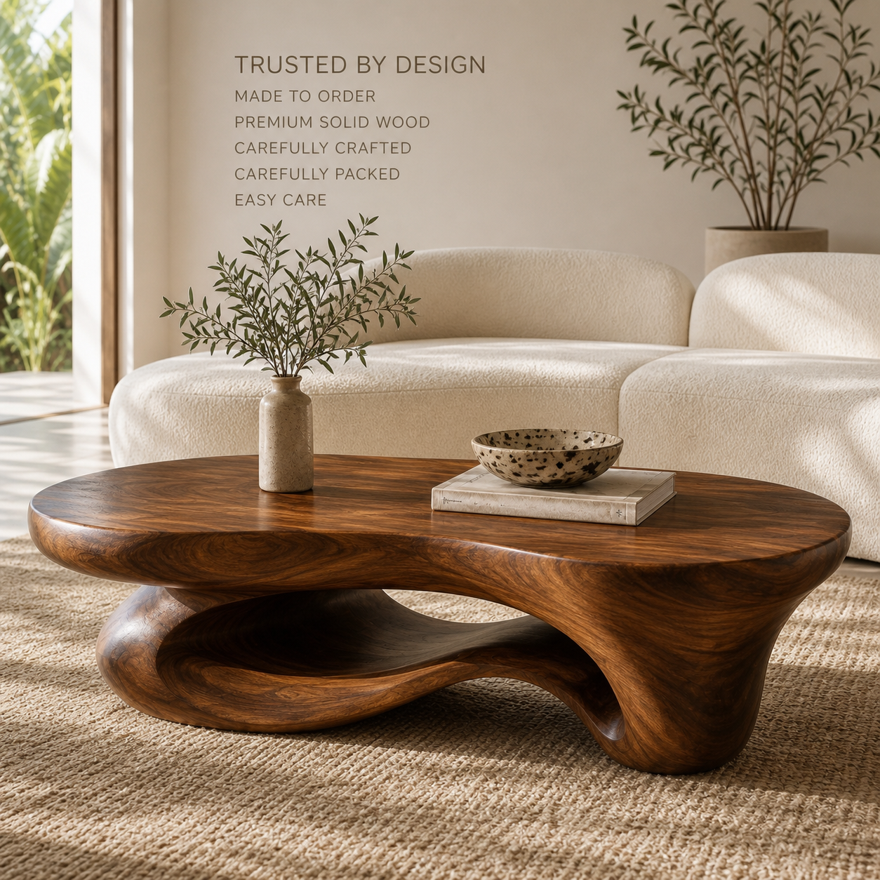 Elara Soft Curve Coffee Table - Design 256 - product image 09