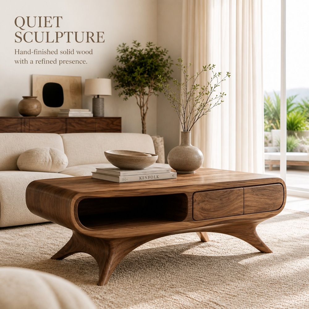 Liora Warm Walnut Coffee Table - Design 259 - product image 02