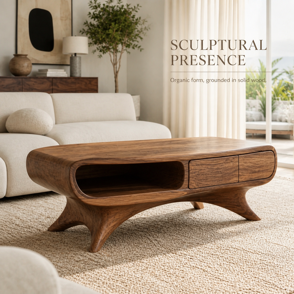 Liora Warm Walnut Coffee Table - Design 259 - product image 03