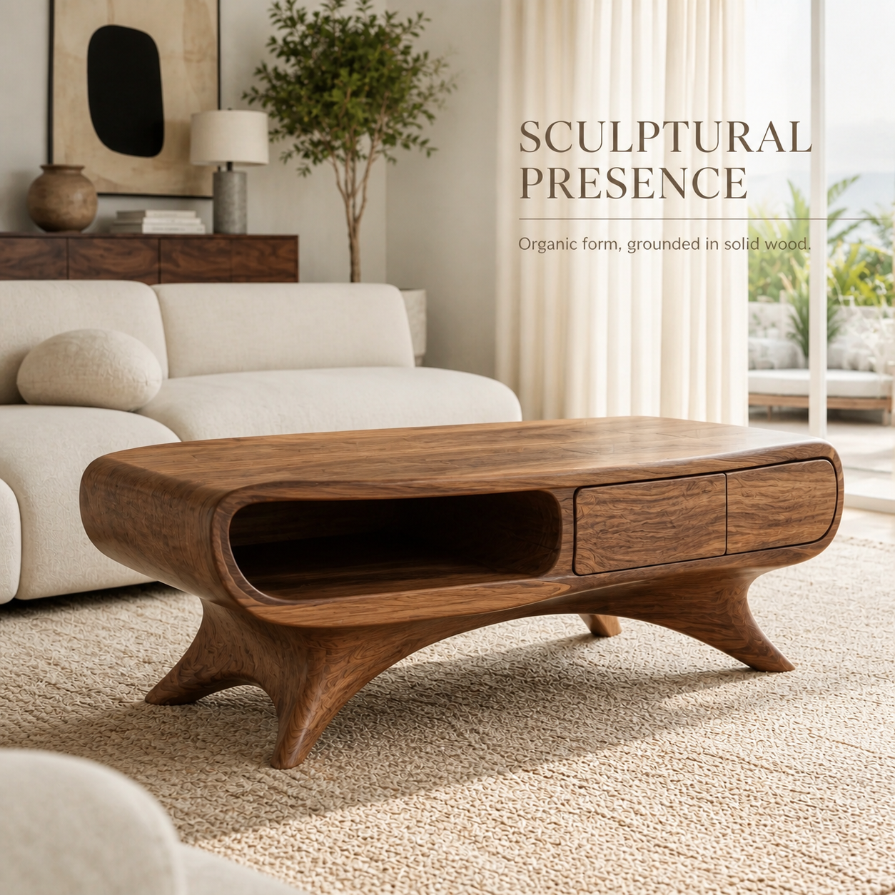 Liora Warm Walnut Coffee Table - Design 259 - product image 03