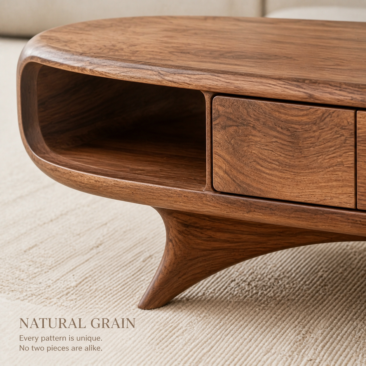 Liora Warm Walnut Coffee Table - Design 259 - product image 05