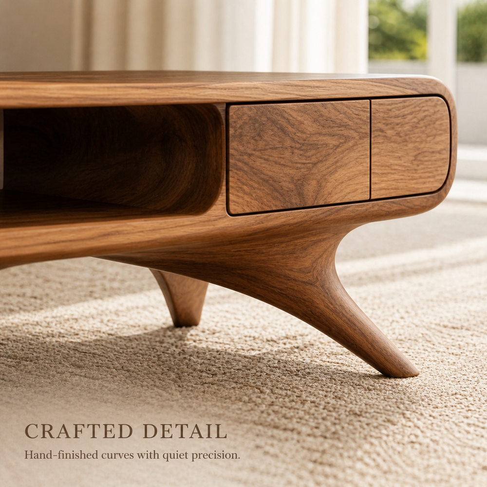 Liora Warm Walnut Coffee Table - Design 259 - product image 06
