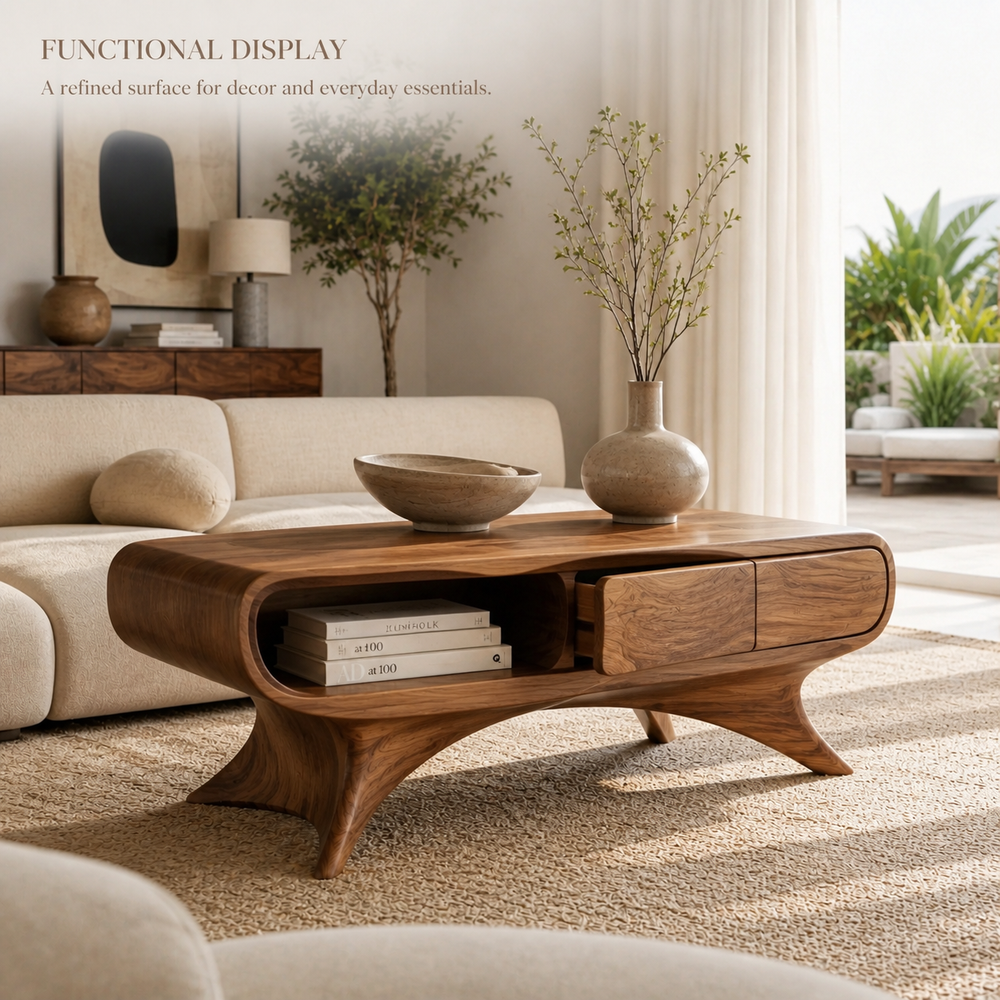 Liora Warm Walnut Coffee Table - Design 259 - product image 07