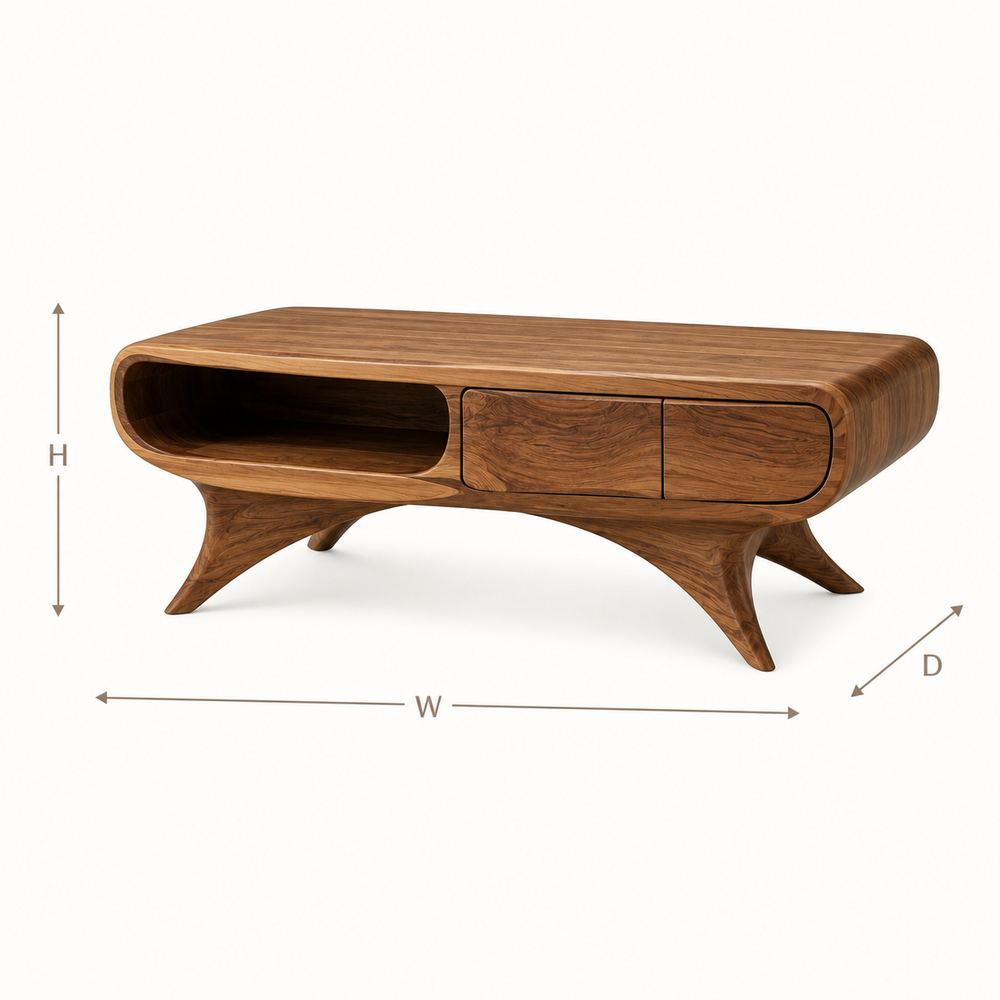 Liora Warm Walnut Coffee Table - Design 259 - product image 08