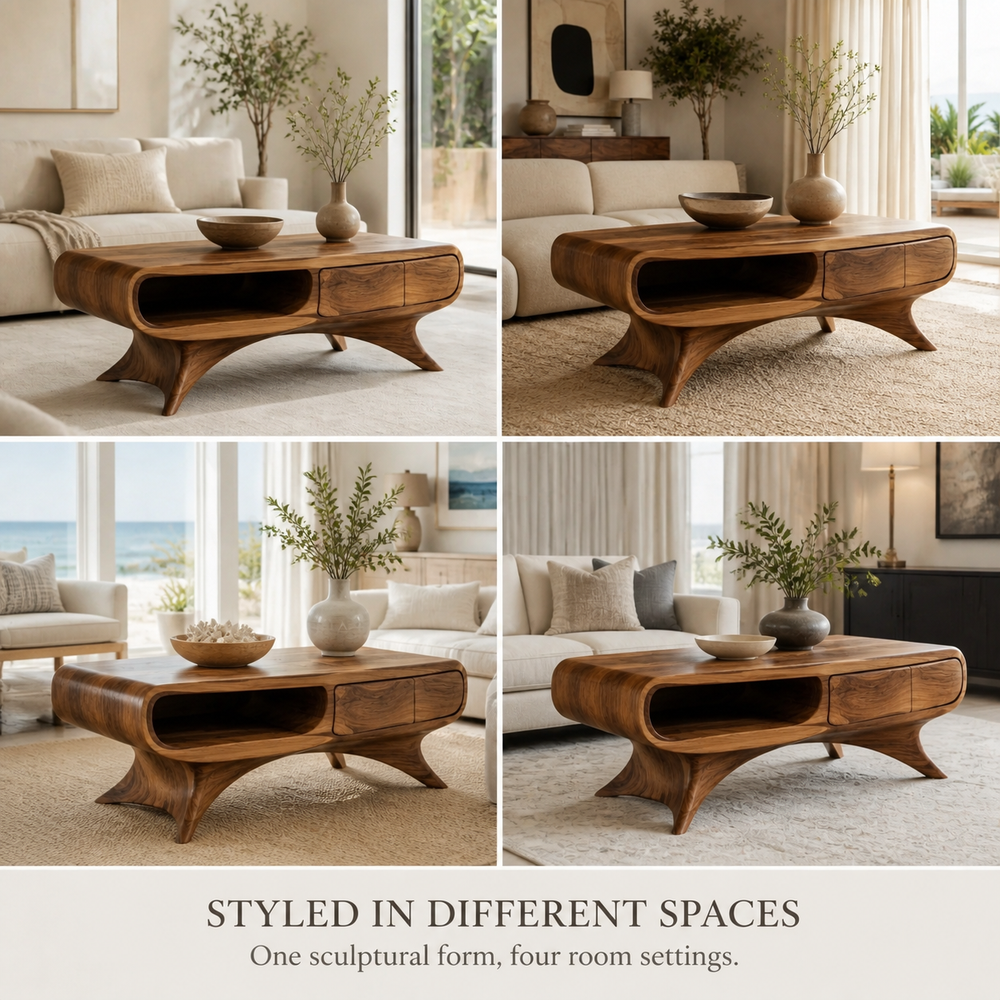 Liora Warm Walnut Coffee Table - Design 259 - product image 10