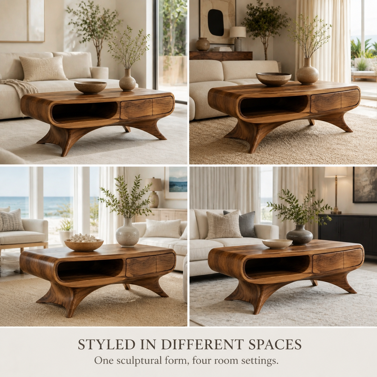 Liora Warm Walnut Coffee Table - Design 259 - product image 10