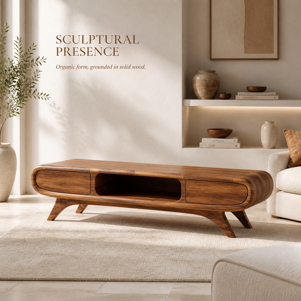 Brielle Sculpted Coffee Table - Design 261 - product image 03