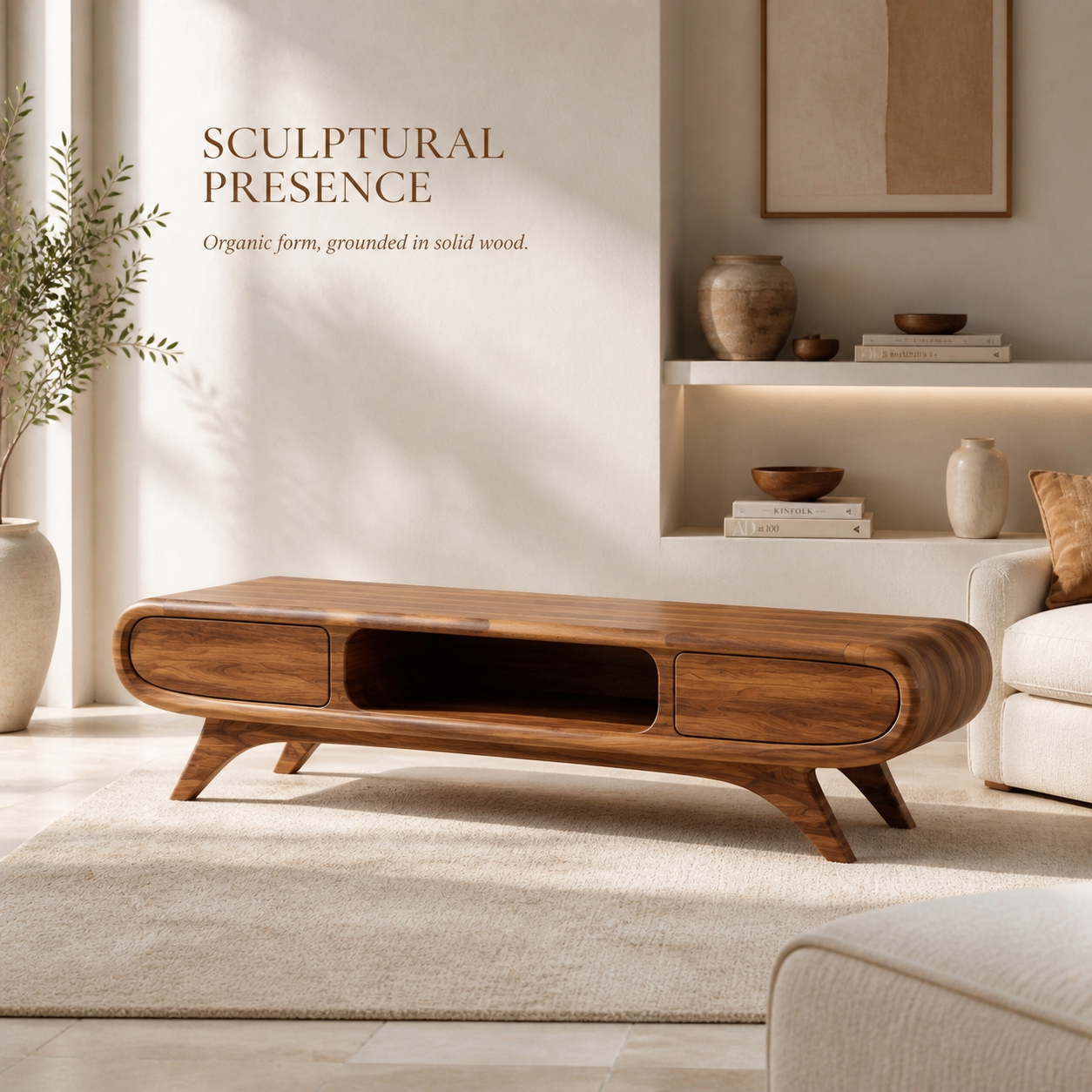 Brielle Sculpted Coffee Table - Design 261 - product image 03