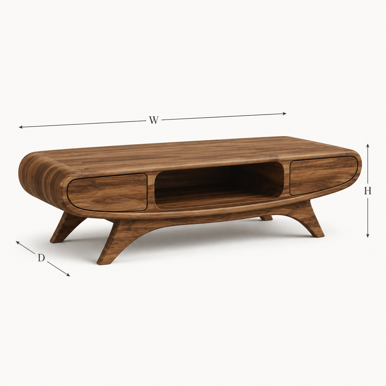 Brielle Sculpted Coffee Table - Design 261 - product image 08