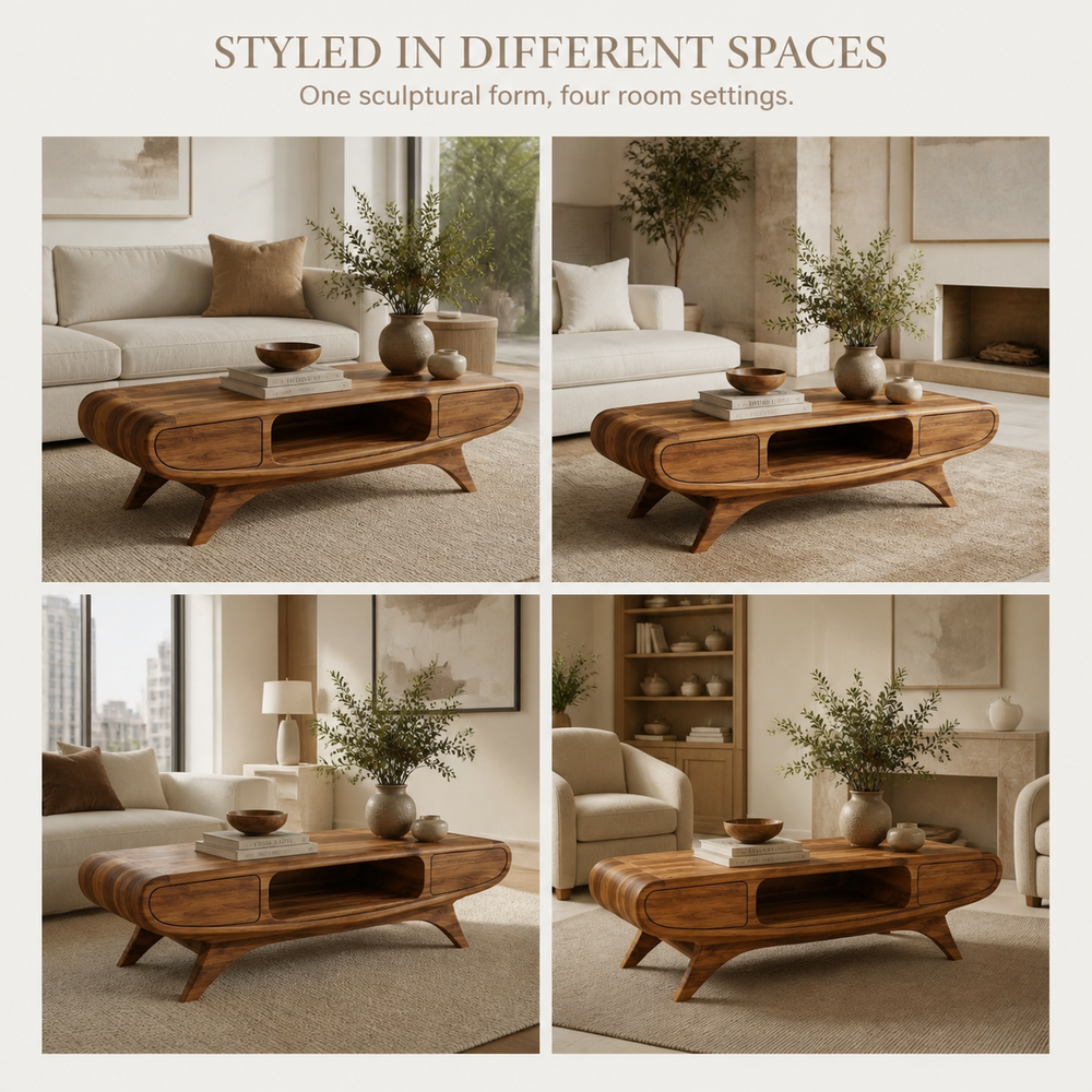 Brielle Sculpted Coffee Table - Design 261 - product image 10
