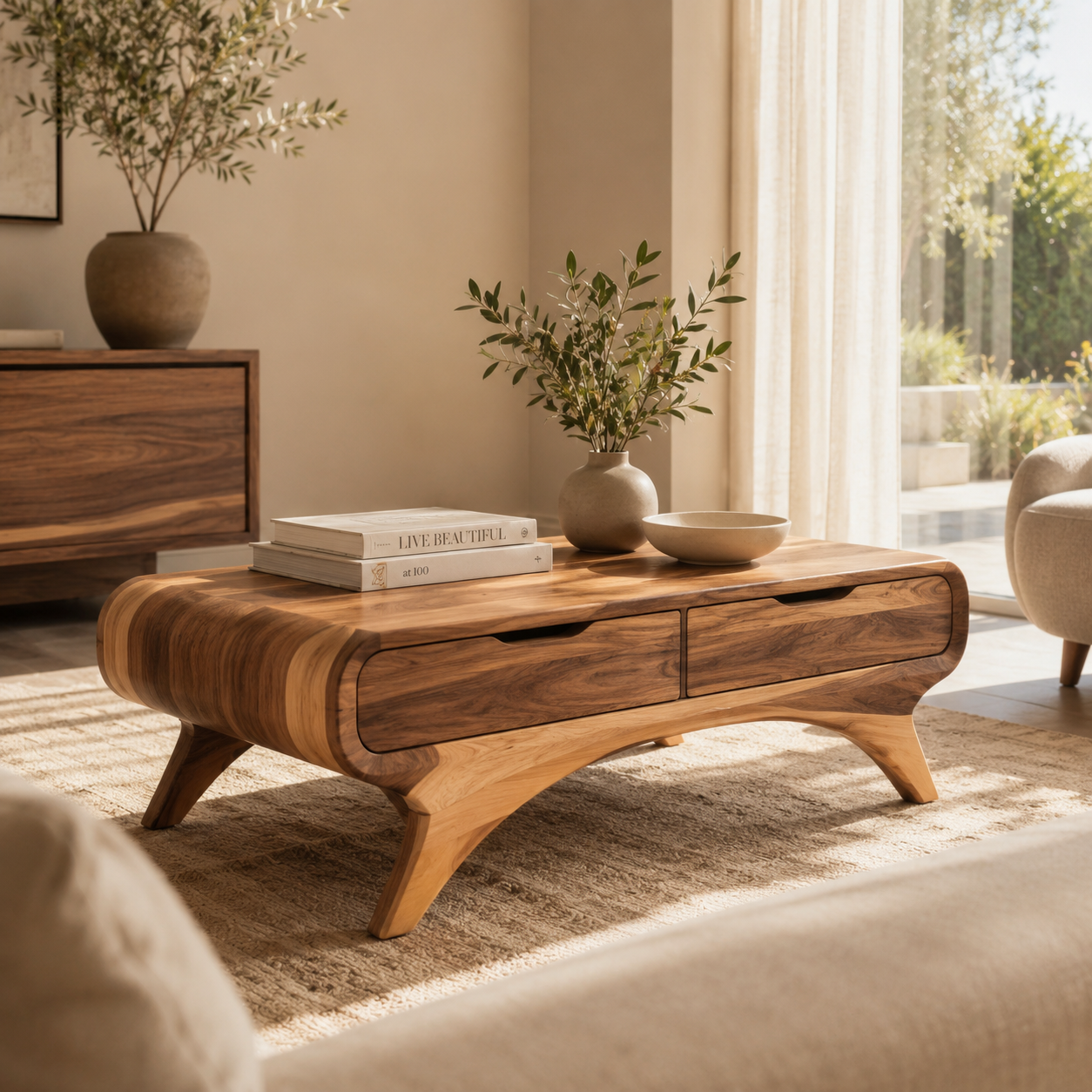 Orin Organic Modern Coffee Table - Design 262 - main view