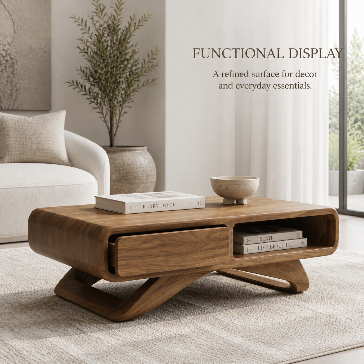 Selene Rounded Lounge Coffee Table - Design 263 - product image 07