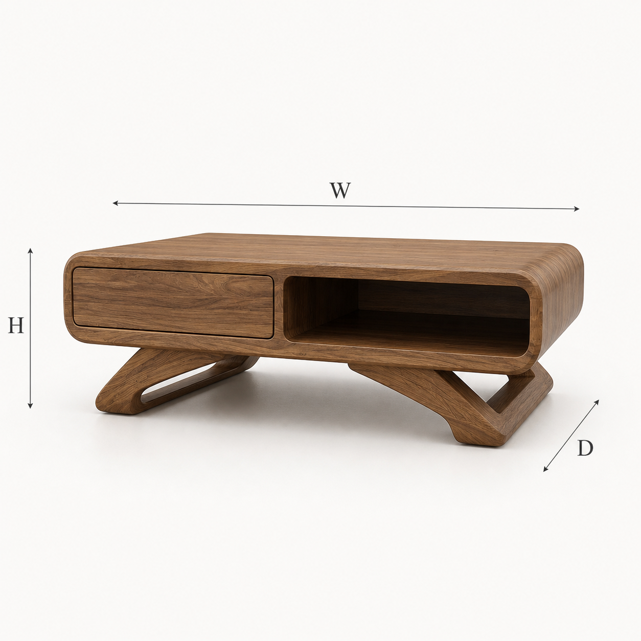 Selene Rounded Lounge Coffee Table - Design 263 - product image 08