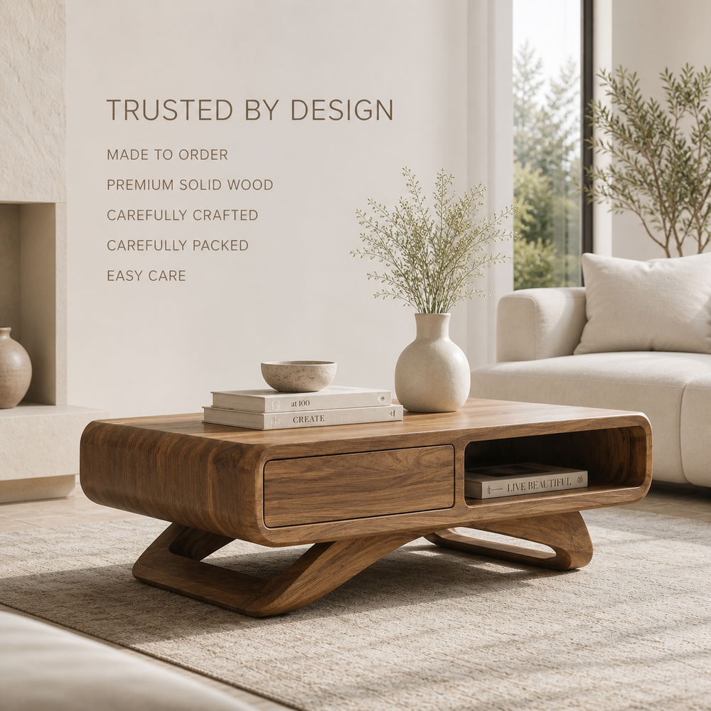 Selene Rounded Lounge Coffee Table - Design 263 - product image 09