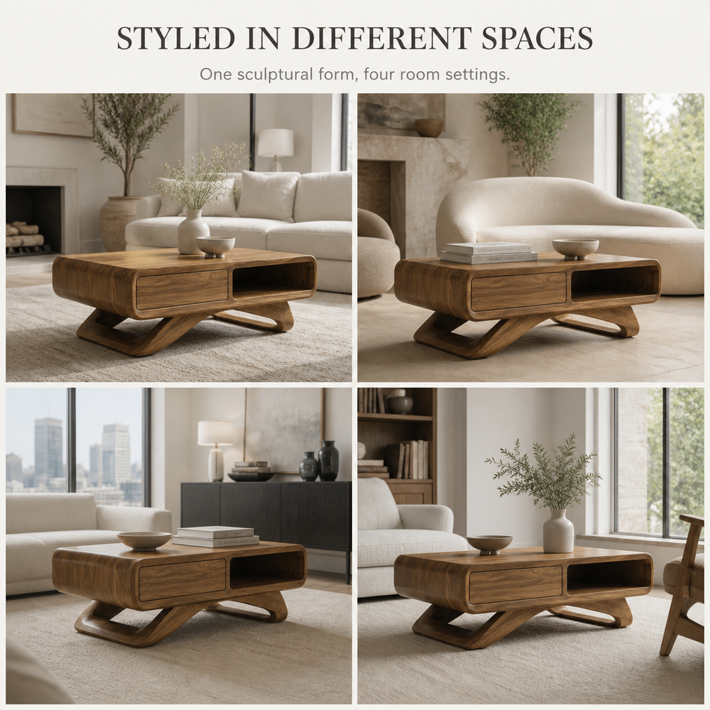 Selene Rounded Lounge Coffee Table - Design 263 - product image 10