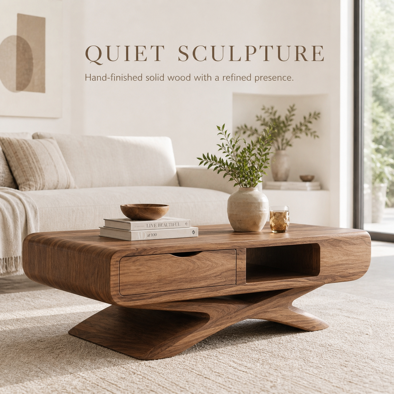 Mira Flow Wood Coffee Table - Design 265 - product image 02
