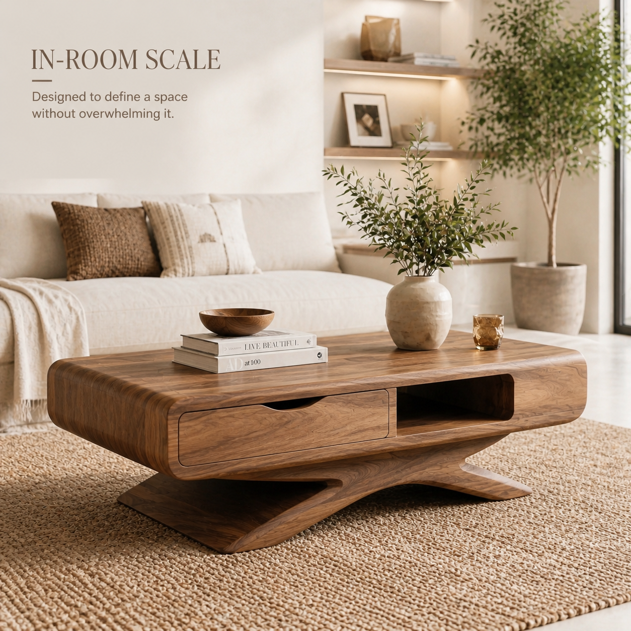 Mira Flow Wood Coffee Table - Design 265 - product image 04
