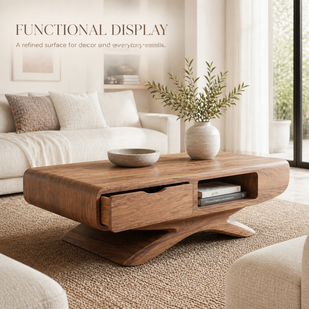 Mira Flow Wood Coffee Table - Design 265 - product image 07