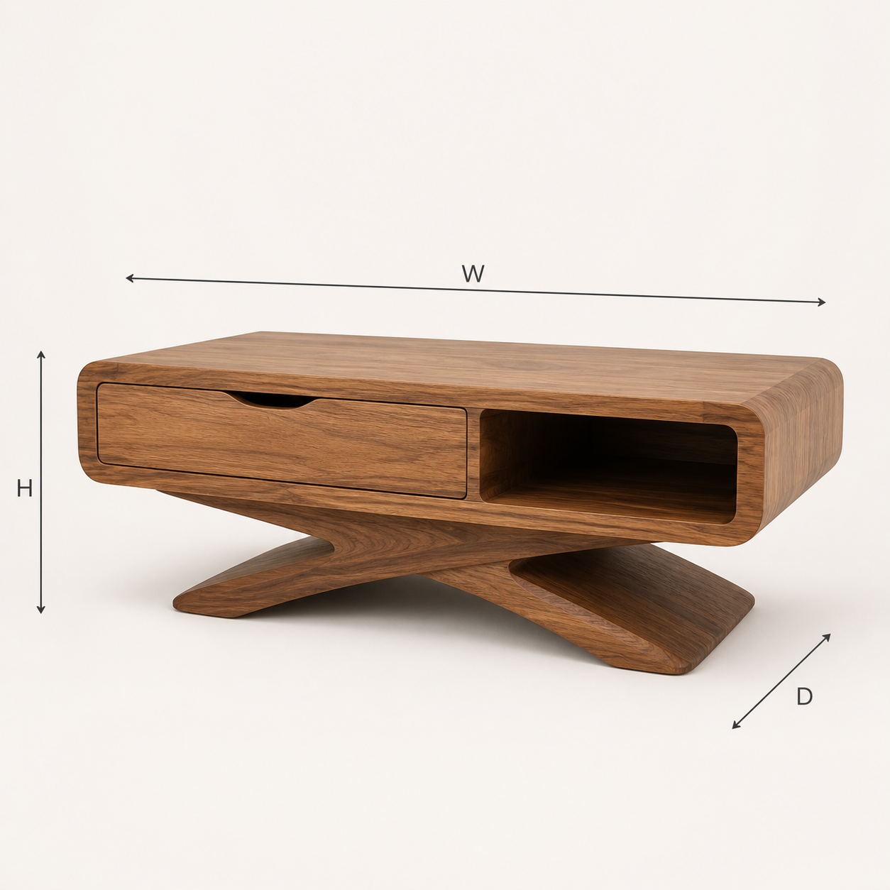 Mira Flow Wood Coffee Table - Design 265 - product image 08