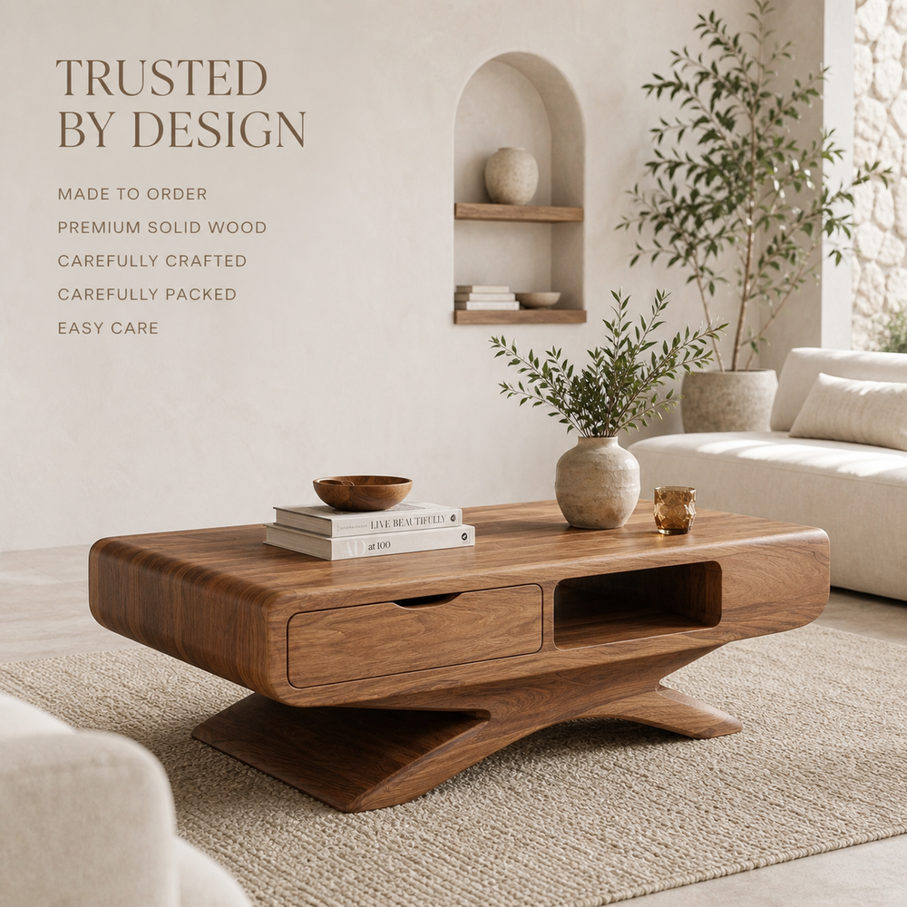 Mira Flow Wood Coffee Table - Design 265 - product image 09