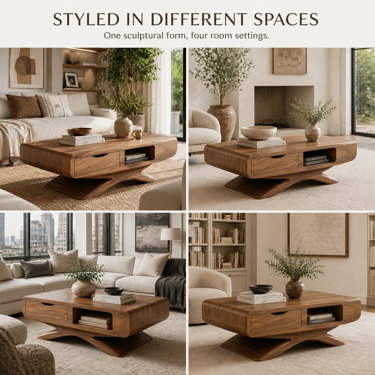 Mira Flow Wood Coffee Table - Design 265 - product image 10