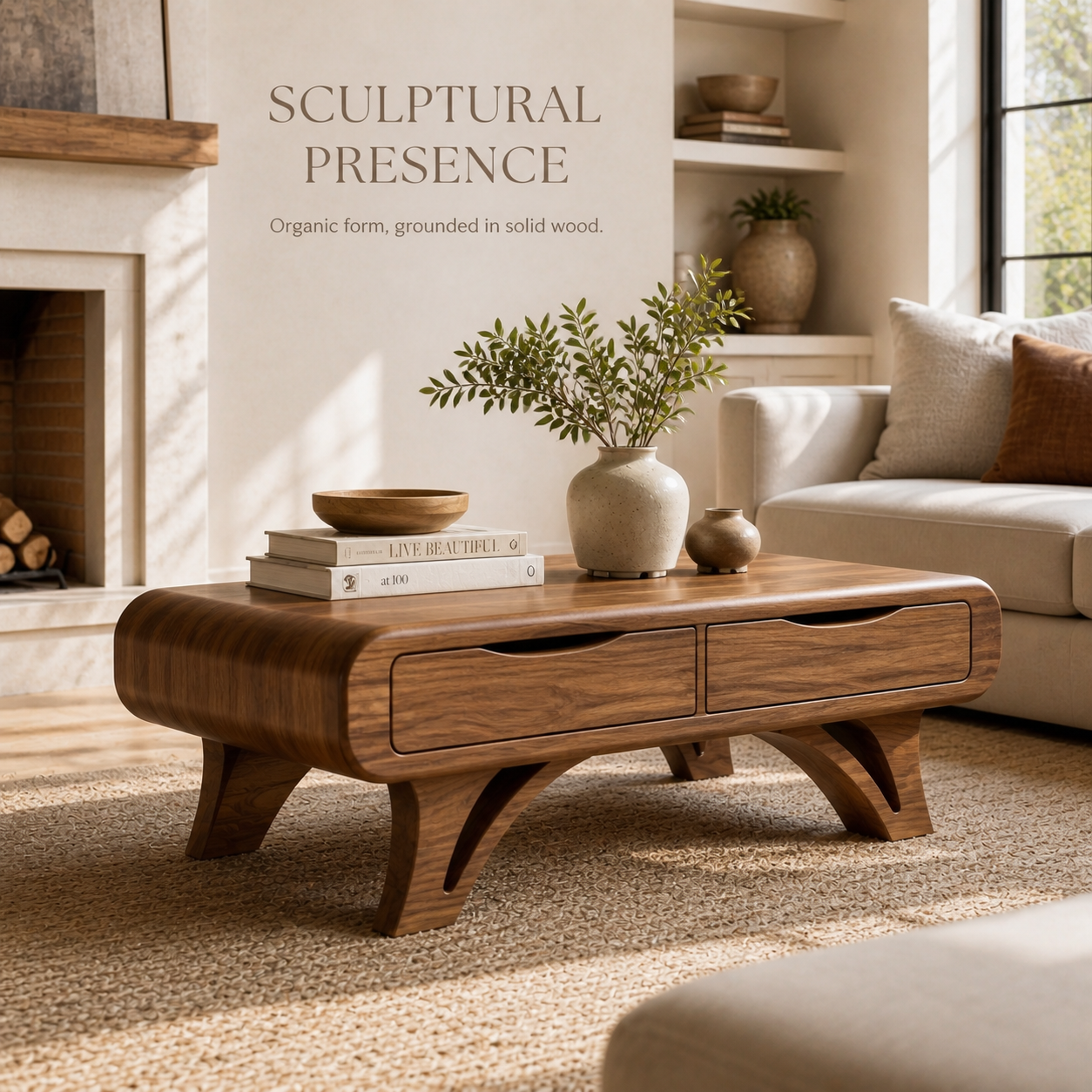 Talia Soft Edge Coffee Table - Design 266 - product image 03