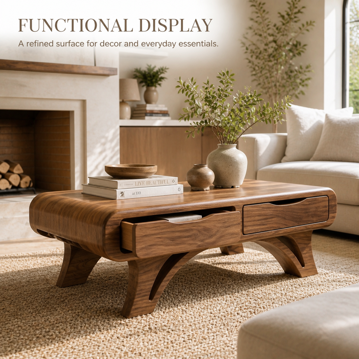 Talia Soft Edge Coffee Table - Design 266 - product image 07