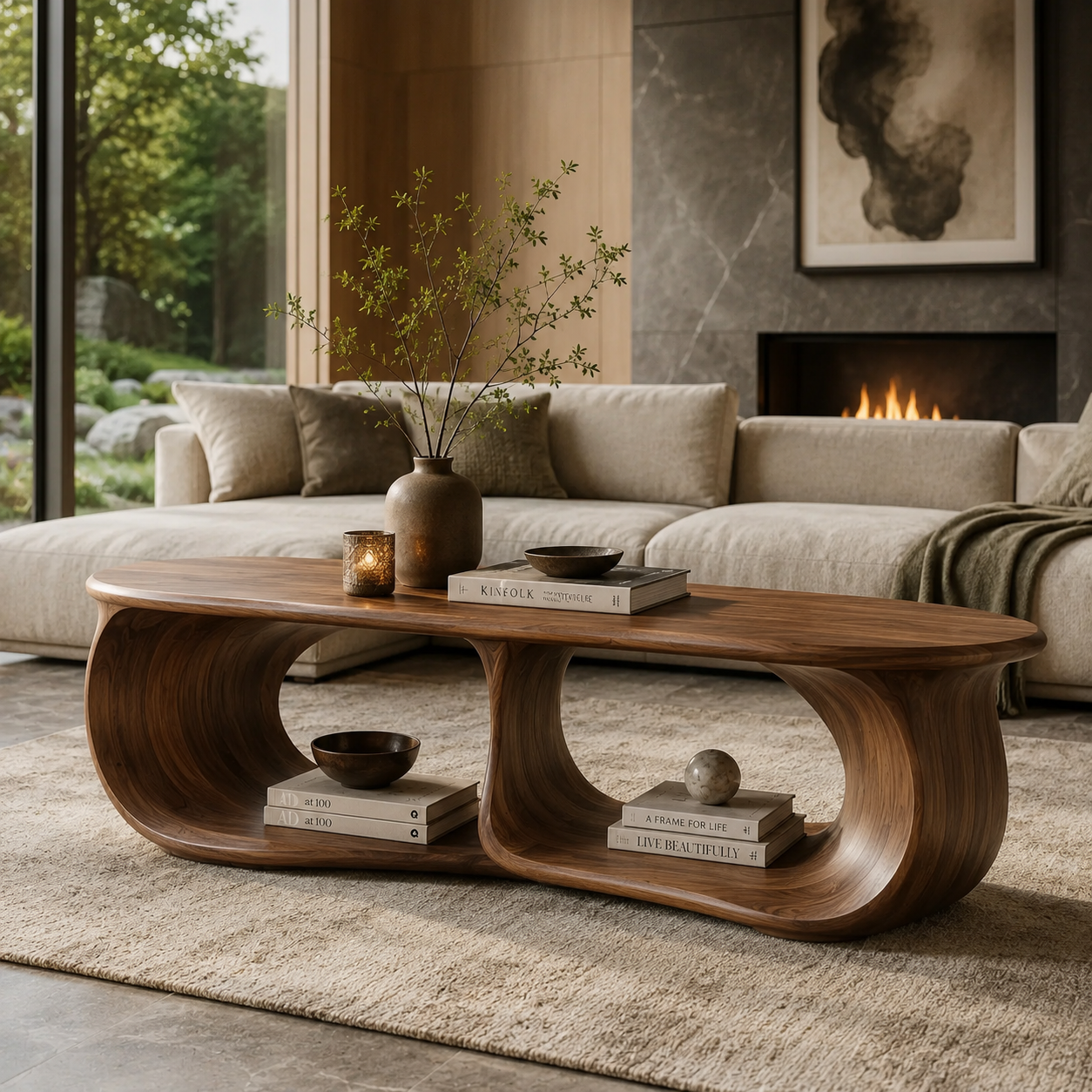 Vale Sculptural Coffee Table - Design 267 - main view