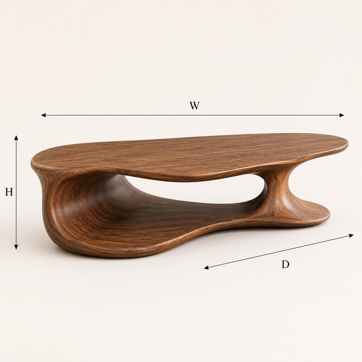 Isla Cloud Edge Coffee Table - Design 268 - product image 08